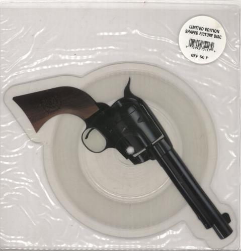 Guns N Roses Paradise City - Clear UK shaped picture disc